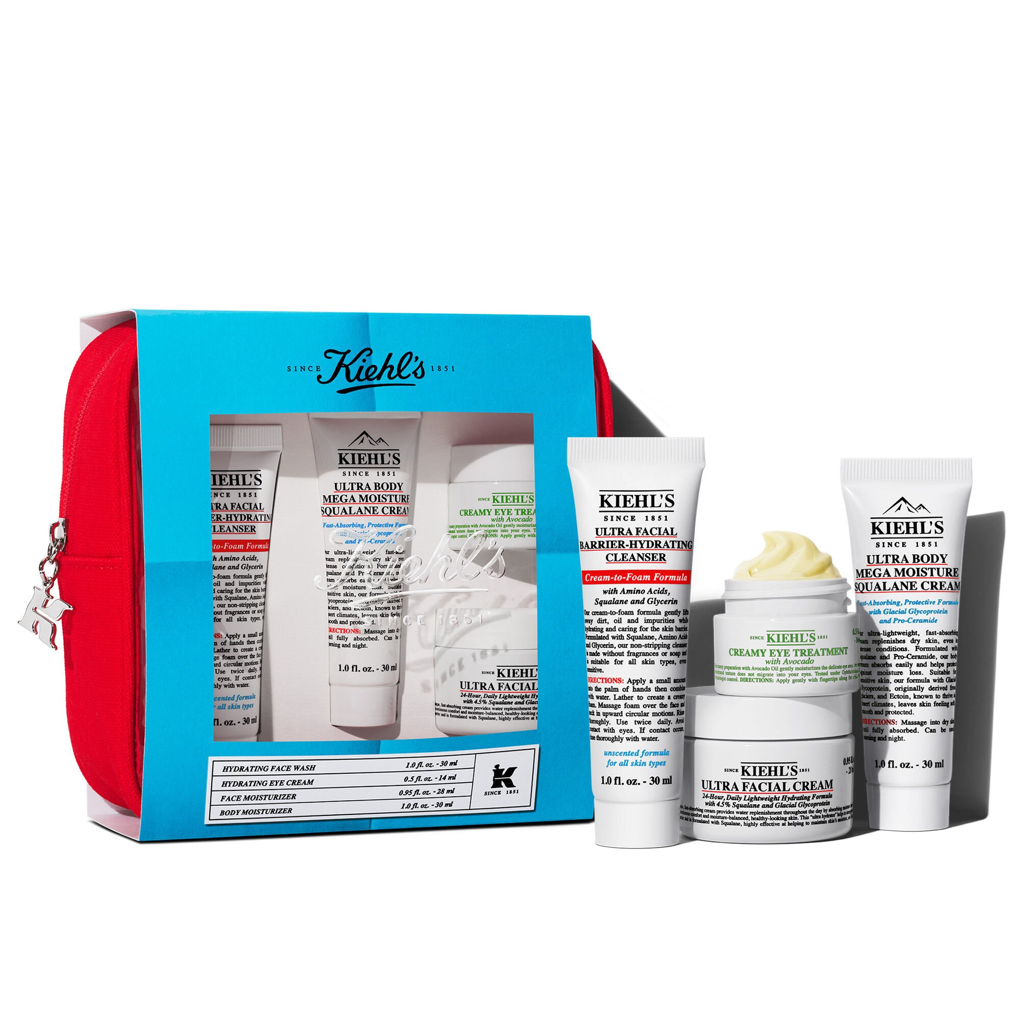 Kiehl's MASTER MOISTURIZING MINIS - Skincare Set
